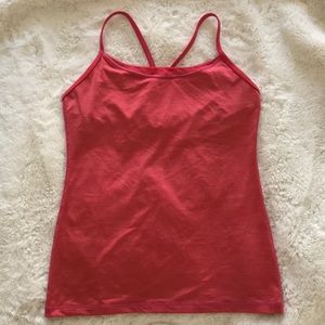 Lululemon Coral Racer Back Tank Top Size 6